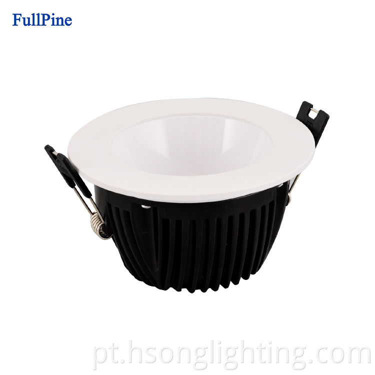 Novo design LED COB RA90 GLARE Free Downlight Retibled 24W Watt Full Full for Housing